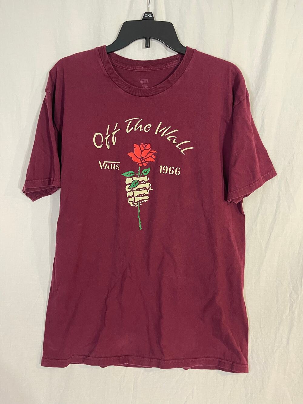 Vans mens large rose shirt